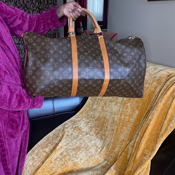 Authentic Pre-Owned Louis Vuitton Monogram 50-55 Keepall Travel - Picture 5 of 6